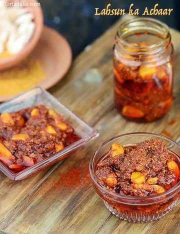 Lahsun Ka Achaar Recipe (Punjabi Lehsun Ka Achar)