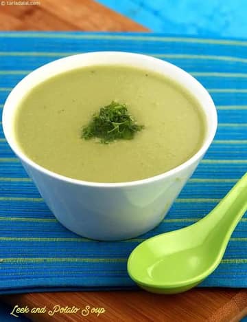Leek And Potato Soup Recipe (Indian Potato Leek Soup)