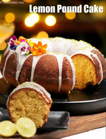 Lemon Pound Cake Recipe (Indian Glazed Lemon Pound Cake)