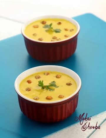 Makai Shorba ( Healthy Soups And Salads ) Recipe