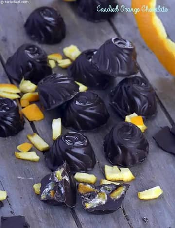 Candied Orange Chocolate Recipe (Orange Chocolates)