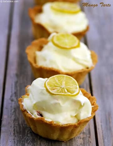 Mango Tarts Recipe (Vegetarian Recipes)