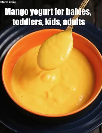 Mango Yogurt For Babies Recipe (Toddlers)