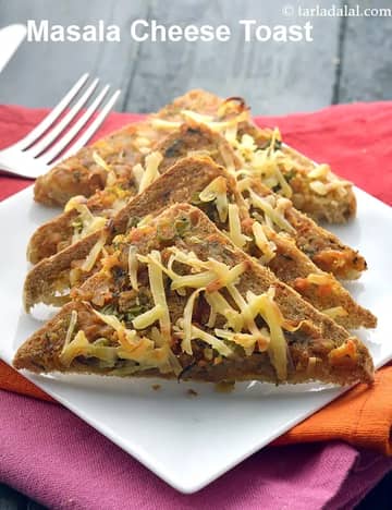 Masala Cheese Toast Recipe