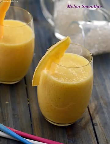 Melon Smoothie Recipe (Kharbuja Smoothie)