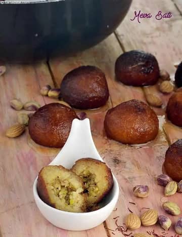 Meva Bati Recipe (Rajasthani Mawa Bati)