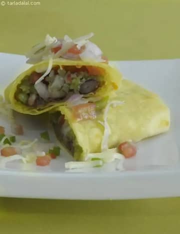 Mexican Bean Faheeta ( Healthy Snacks) Recipe