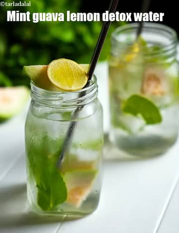 Mint Guava Lemon Detox Water Recipe