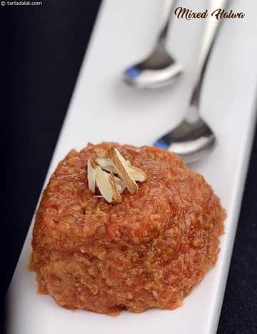 Mixed Halwa Recipe (Indian Mixed Halwa Sweet Recipes)