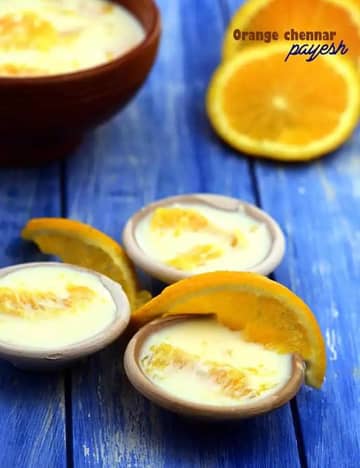 Orange Chennar Payesh Recipe (Quick Dessert Recipes)
