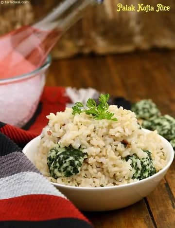 Palak Kofta Rice Recipe