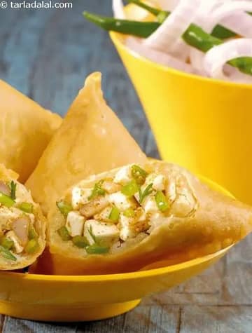 Paneer Samosa Recipe (Paneer Samosa Snack)