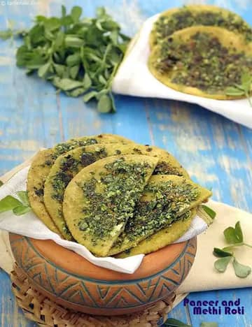 Paneer And Methi Roti Recipe
