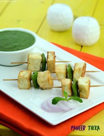 Paneer Tikka Recipe (How To Make Paneer Tikka)