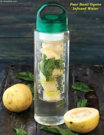 Pear Basil Guava Infused Water Recipe