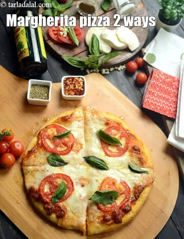 Margherita Pizza 2 Ways Recipe