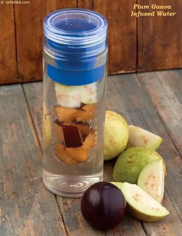 Plum Guava Infused Water Recipe