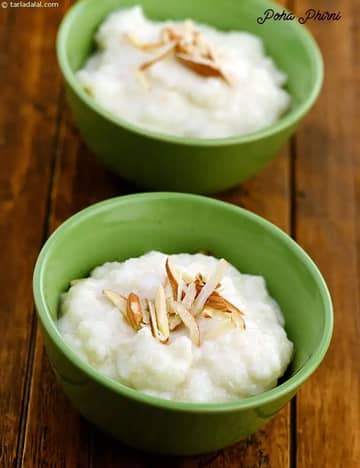 Poha Phirni Recipe (Indian Pregnancy Recipes)