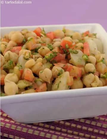 Potato And Chana Salad ( Quick ) Recipe