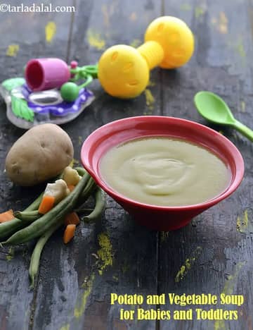 Potato Vegetable Soup For Babies Recipe