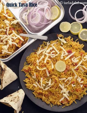 Tawa Rice Recipe (Tawa Pulao)