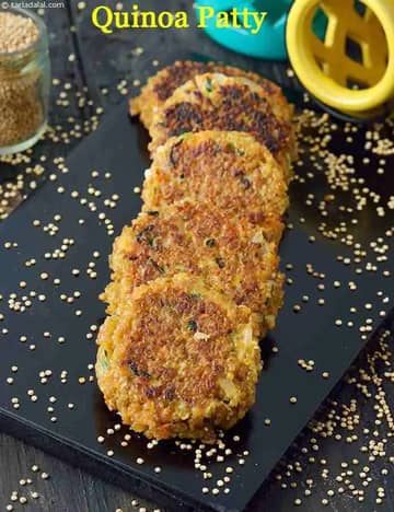 Quinoa Patty Recipe (Patty With Eggs And Oats)