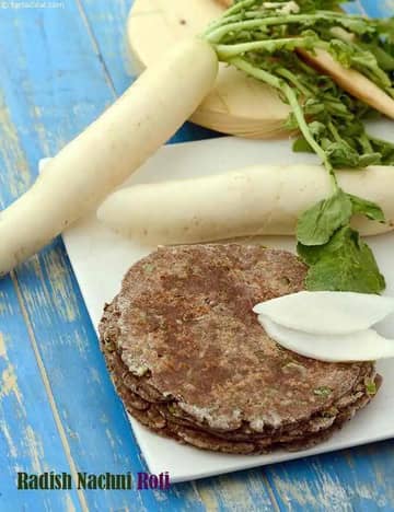 मूली नाचनी रोटी रेसिपी (हेल्दी मूली नाचनी रोटी)