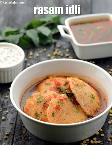 Rasam Idli Recipe (South Indian Rasam Idli With Rasam)