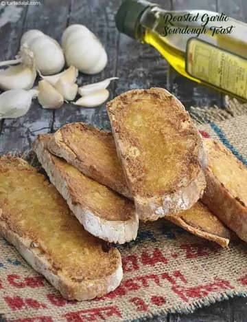 Roasted Garlic Sourdough Toast Recipe