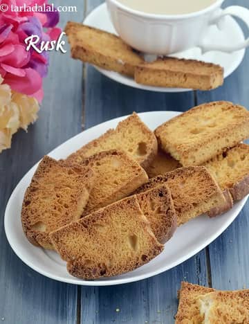 Rusk Recipe (Eggless Indian Homemade Tea Toast)