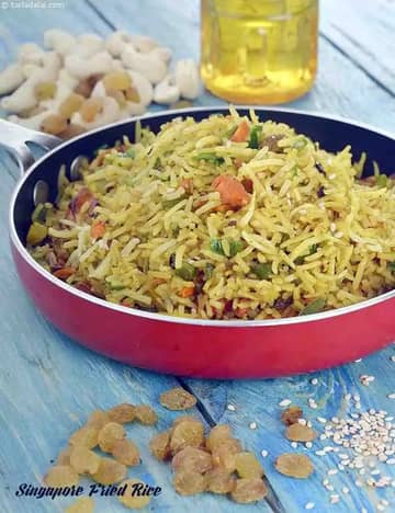 Singapore Fried Rice Recipe (Singapore Fried Rice)