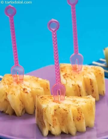 Sizzling Pineapple Satay ( Healthy Starter ) Recipe