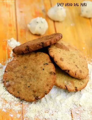 Spicy Urad Dal Puri ( Gluten Free ) Recipe