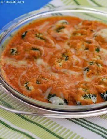 Spinach Gnocchi With Almond Butter Sauce Recipe