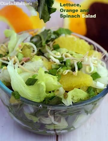Lettuce Recipe (Orange And Spinach Salad)