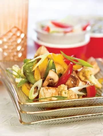 Stir Fried Tofu And Mushroom Recipe (Protein Rich)