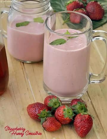 Strawberry Honey Smoothie Recipe