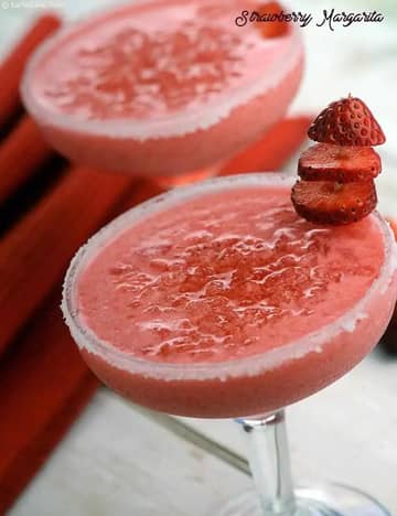 Strawberry Margarita Or How To Make Strawberry Margarita Drink Recipe