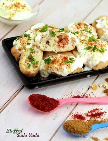 Stuffed Dahi Vada Recipe