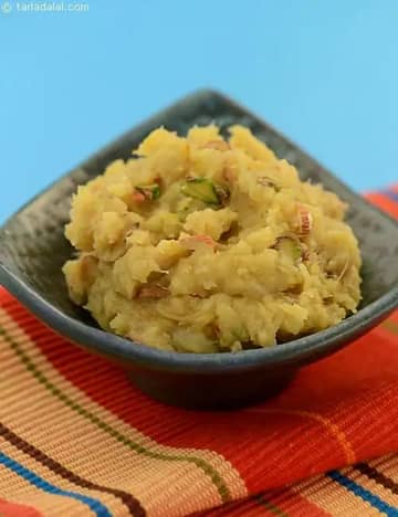 Sweet Potato Halwa Recipe (Low Calorie Halwa)