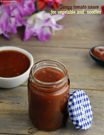 Tangy Tomato Sauce For Vegetables And Noodles Recipe