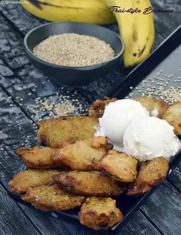 Thai-Style Bananas Recipe (Thai Fried Bananas)
