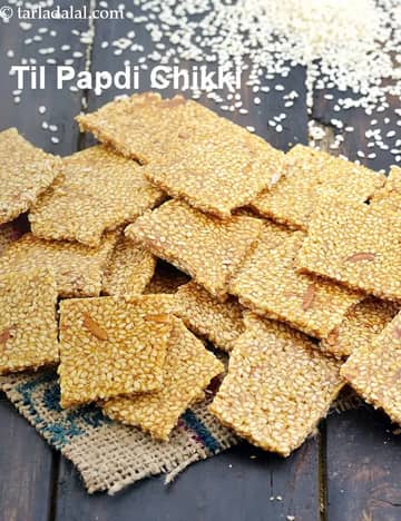 Til Papdi Chikki Recipe (Makar Sankranti)