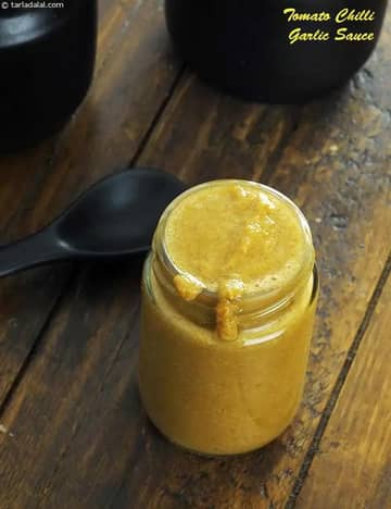 Tomato Chilli Garlic Sauce Recipe