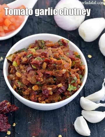 Tomato Garlic Chutney Recipe
