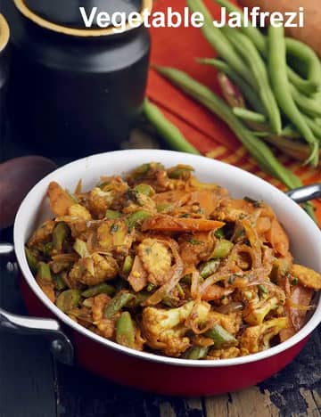 Vegetable Jalfrezi Recipe (Punjabi Vegetable Jalfrezi Sabzi)