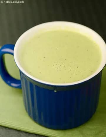 क्रीमी प्याज़ रेसिपी (पालक और गाजर का सूप)