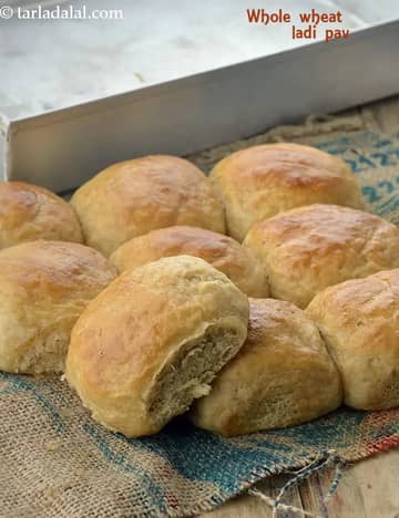 Whole Wheat Ladi Pav Recipe