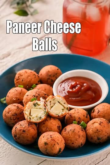 Paneer Cheese Balls Recipe (Cottage Cheese Balls)
