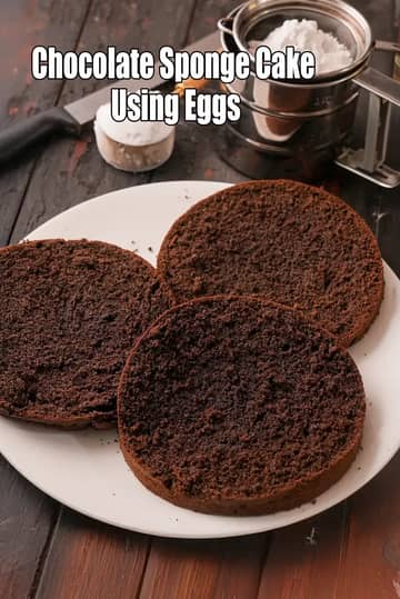 Rich Chocolate Sponge Cake With Eggs Recipe
